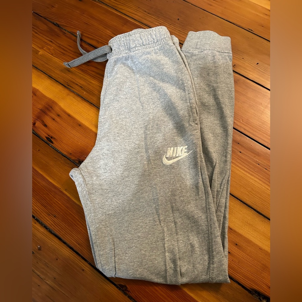 Nike Gray Boys Cotton Joggers